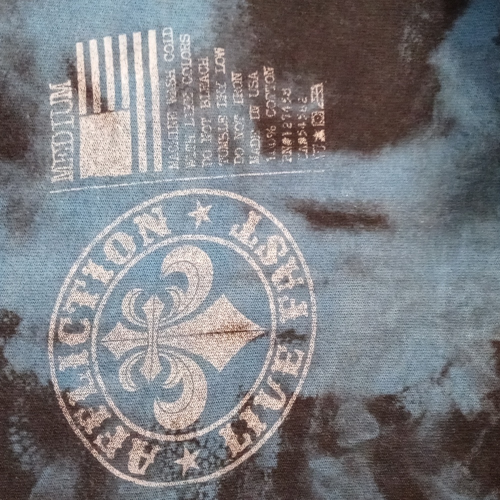 🖤Affliction🖤 - Blue/Black U-Neck Tee - Picture 4 of 14